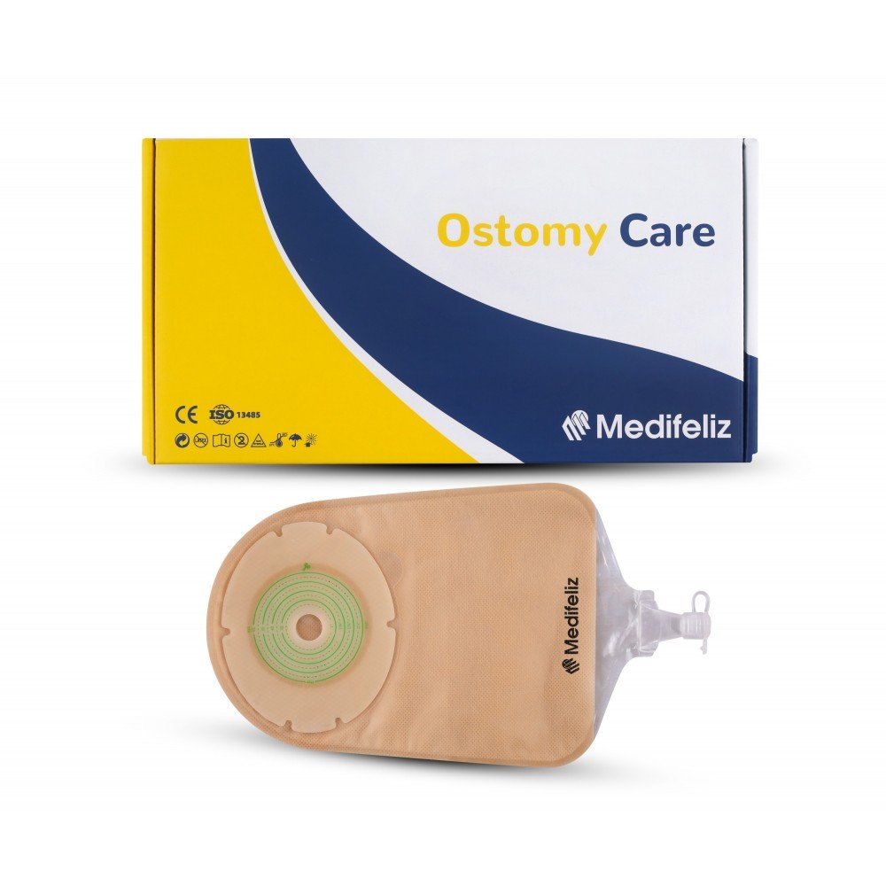 Medifeliz 10706 Two Piece Urostomy Bag Opaque 60mm (Pack of 10)